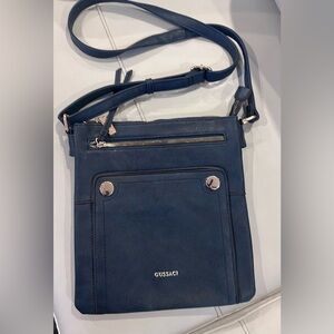 Blue Gussaci Crossbody